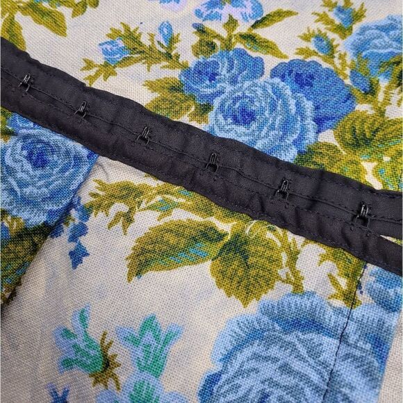 ABANDON SHIP skirt textured tapestry floral rose midi XS - Picture 7 of 12